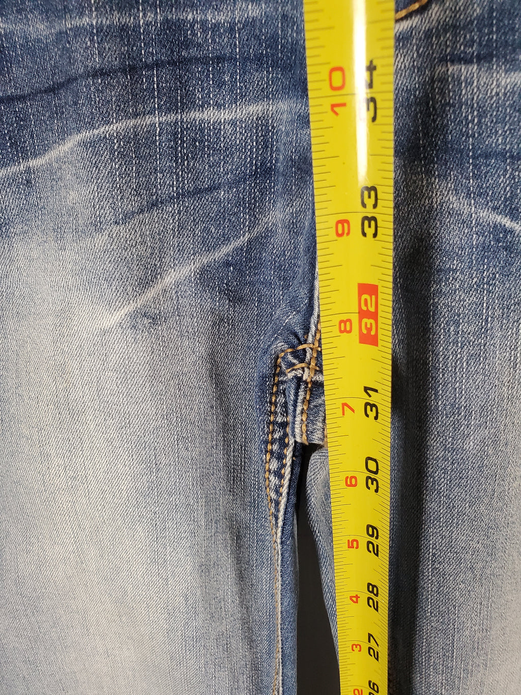Flamingo Medium Blue Denim Jeans Stars and Stripes pockets