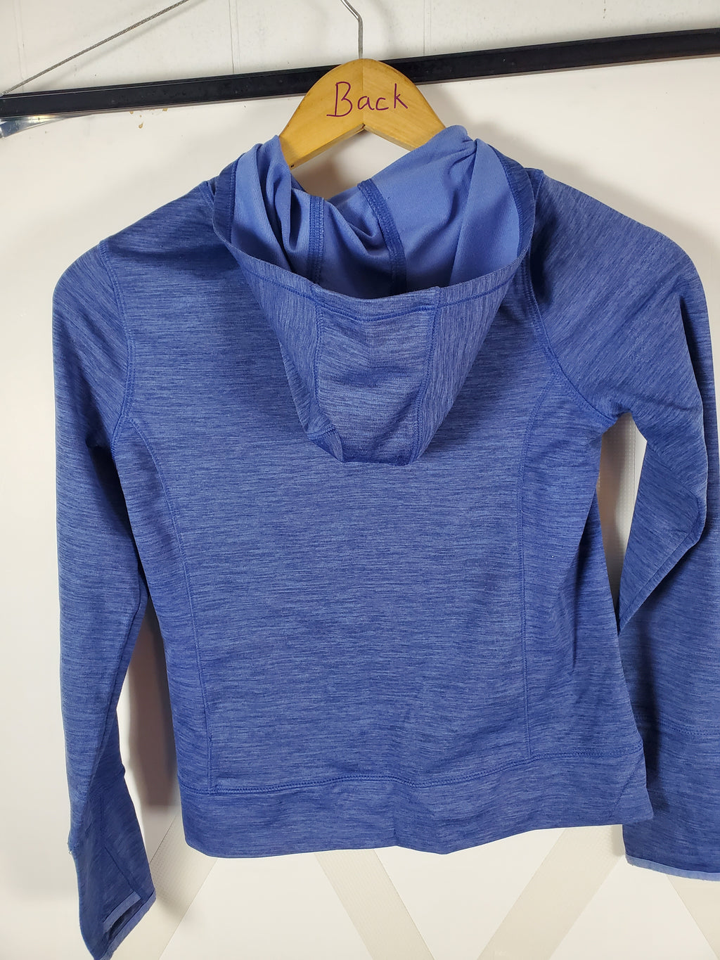 LL Bean Blue Long Sleeve zip up Hoodie/Sweat Shirt - Size M (10-12)