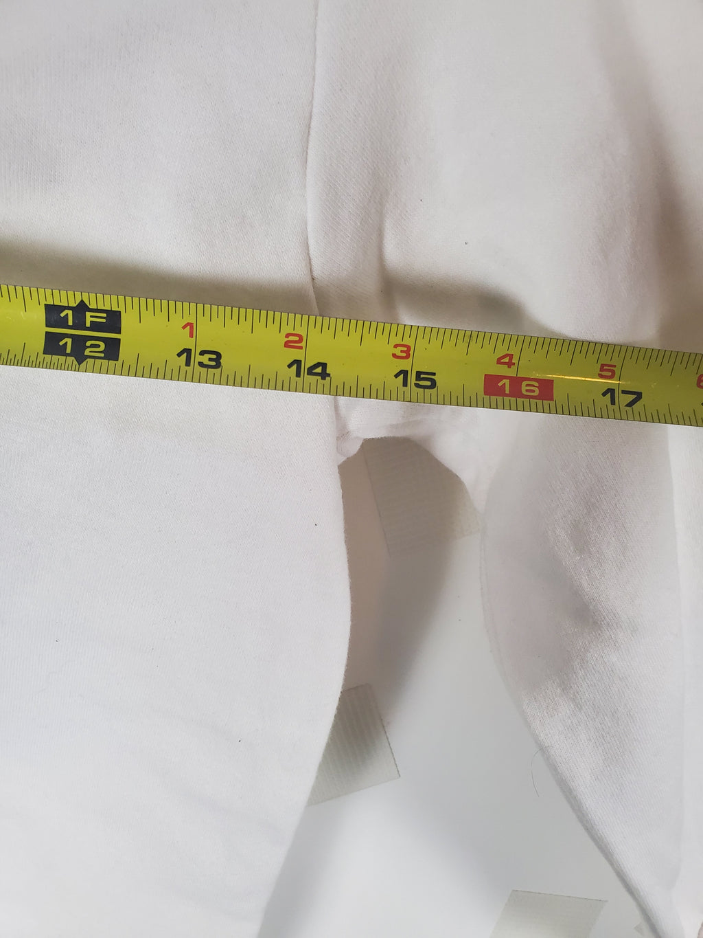 Ocean Drive White single sleeve/shoulder Sweatshirt Size S