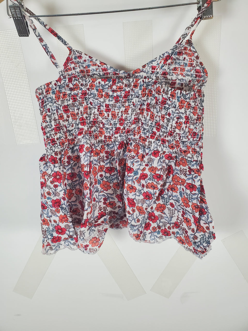 No Boundaries spaghetti strap Floral top size S
