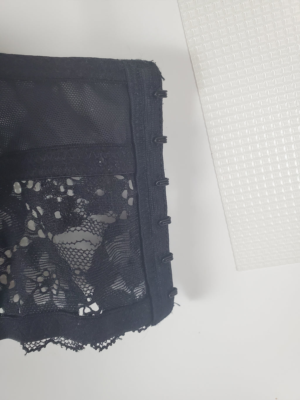 Adored by Adore Me Black Lace Bralette with Hook Closure 34A