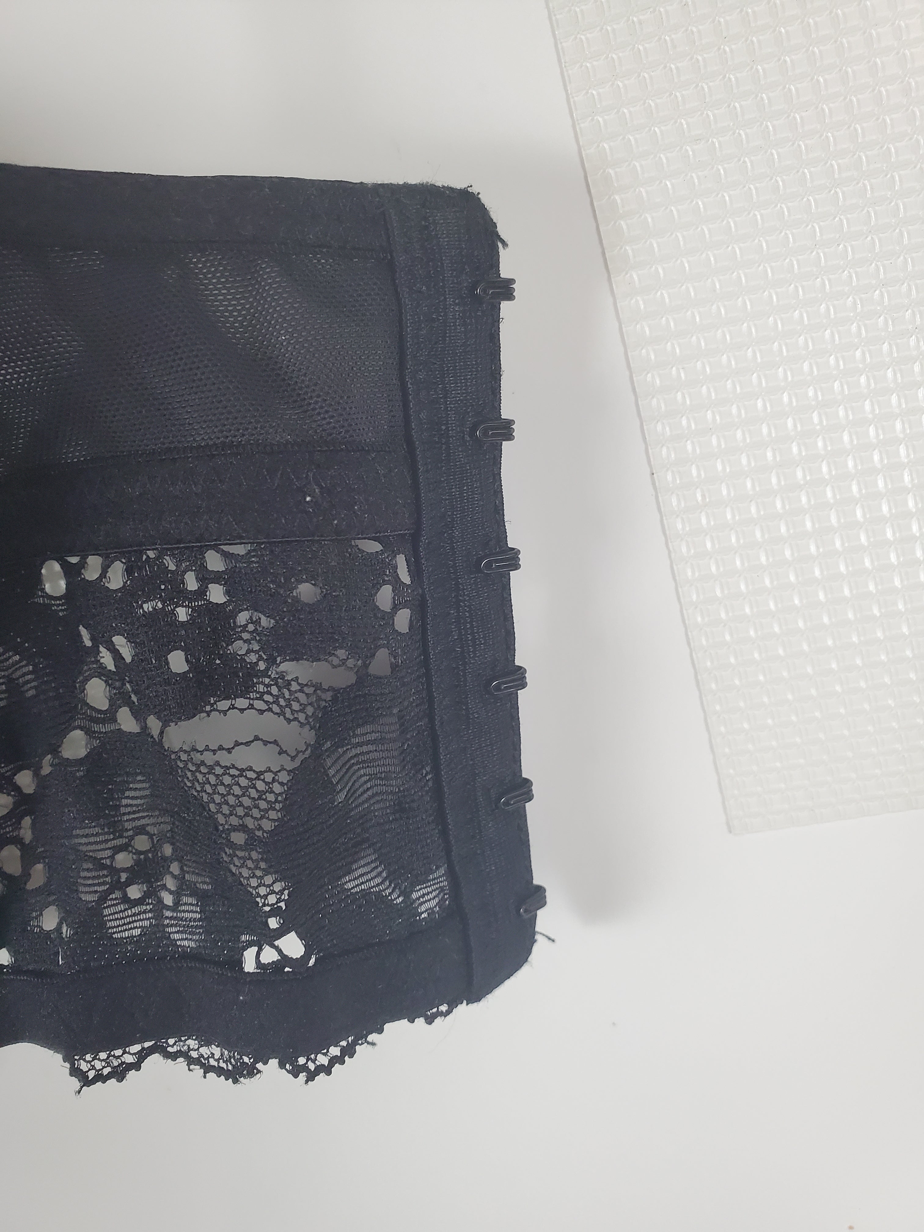 Adored by Adore Me Black Lace Bralette with Hook Closure 34A