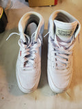 Levi's White Drive-Hi High-Top Sneakers with Logo Womens size 10